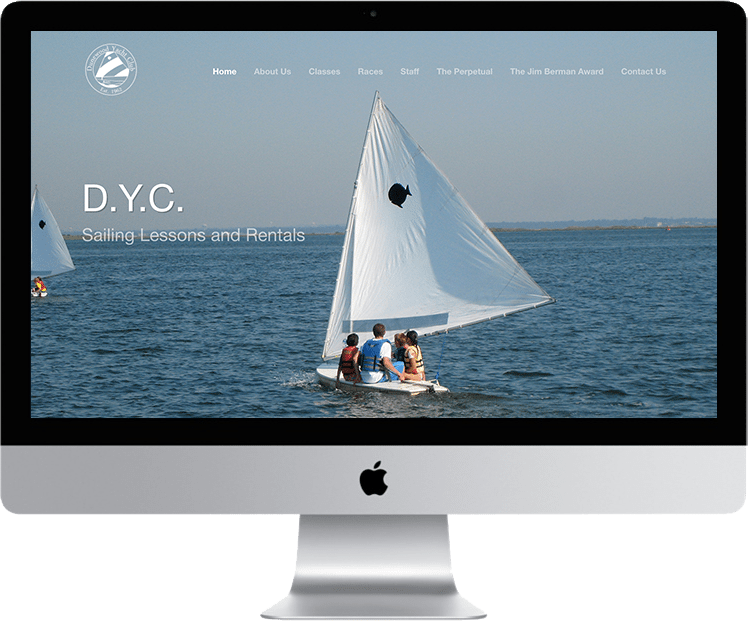 Dunewood Yacht Club - Website Design Website Development 